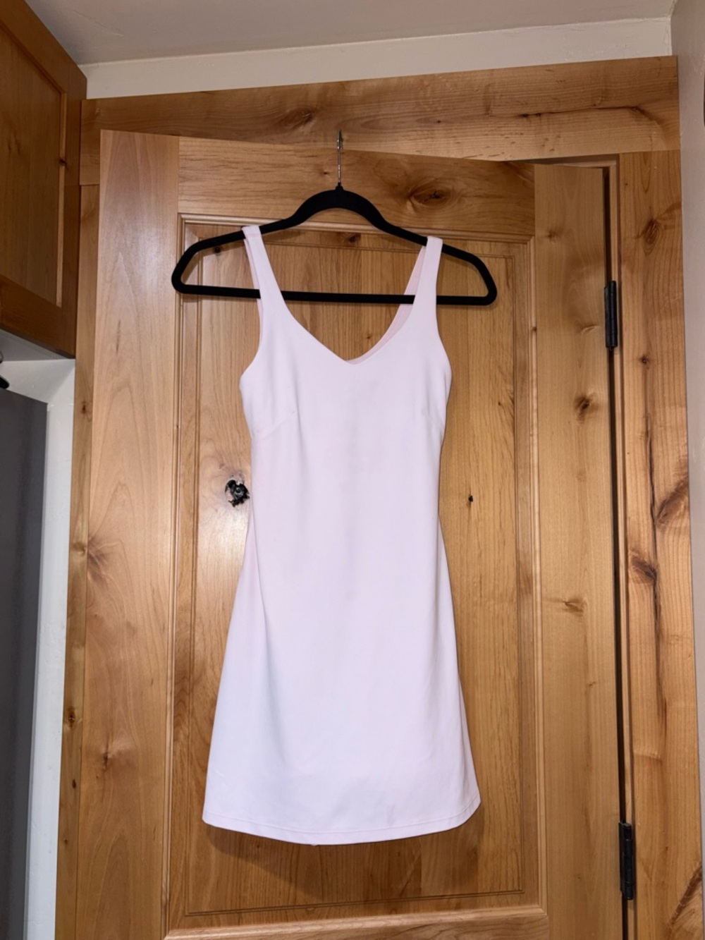 lululemon athletica Soft Light Pink Sleeveless V-Neck Dress